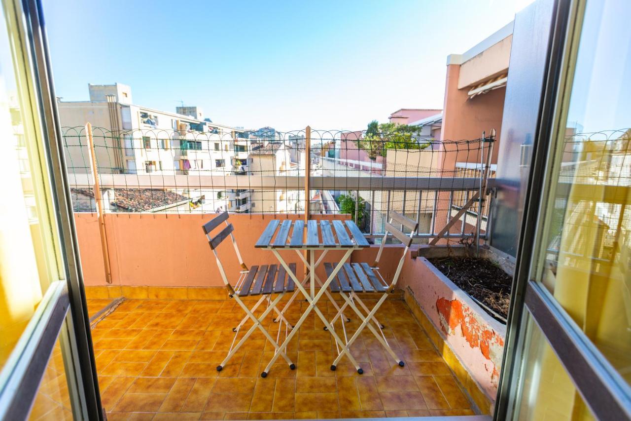 Superbe 100M2 - 2 Balcons - Proche Gare - Climatise Marselha Exterior foto